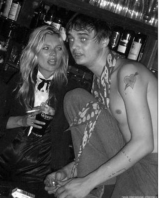 Kate Moss and Pete Doherty